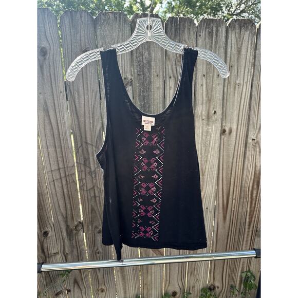 Mossimo Supply Co. Black Boho Tank – Size L - Picture 1 of 5